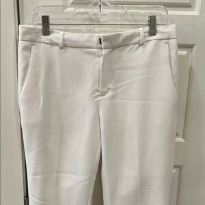 Banana Republic Avery Elegant White Trousers